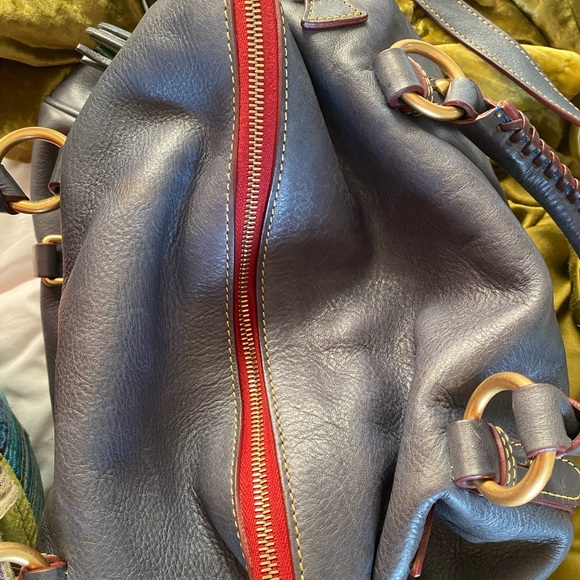 Dooney & Burke Navy Bag - Picture 6 of 16